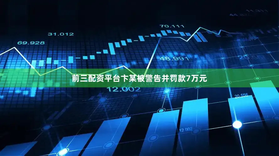 前三配资平台卞某被警告并罚款7万元
